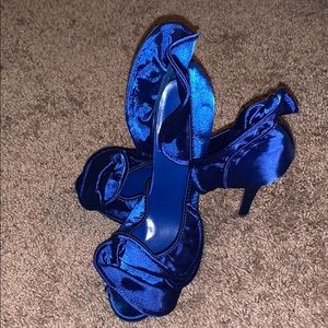 Royal blue heels